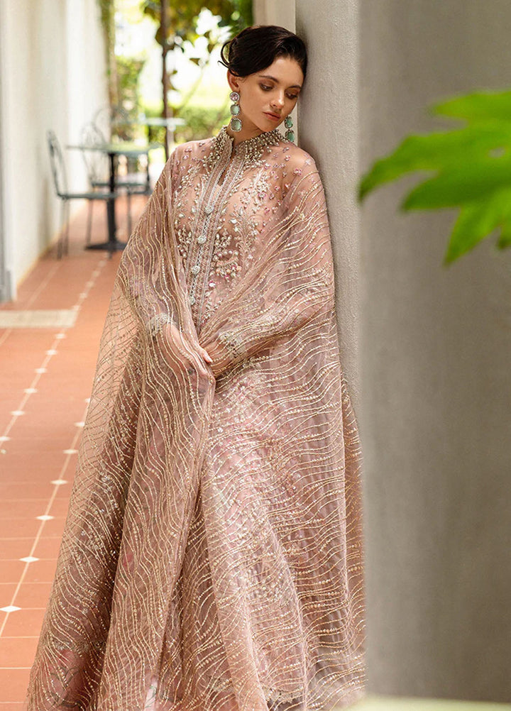 Inception by Mushq Embroidered Net Suits Unstitched 4 Piece MQ25IW D-01 Before Sunrise - Wedding Collection