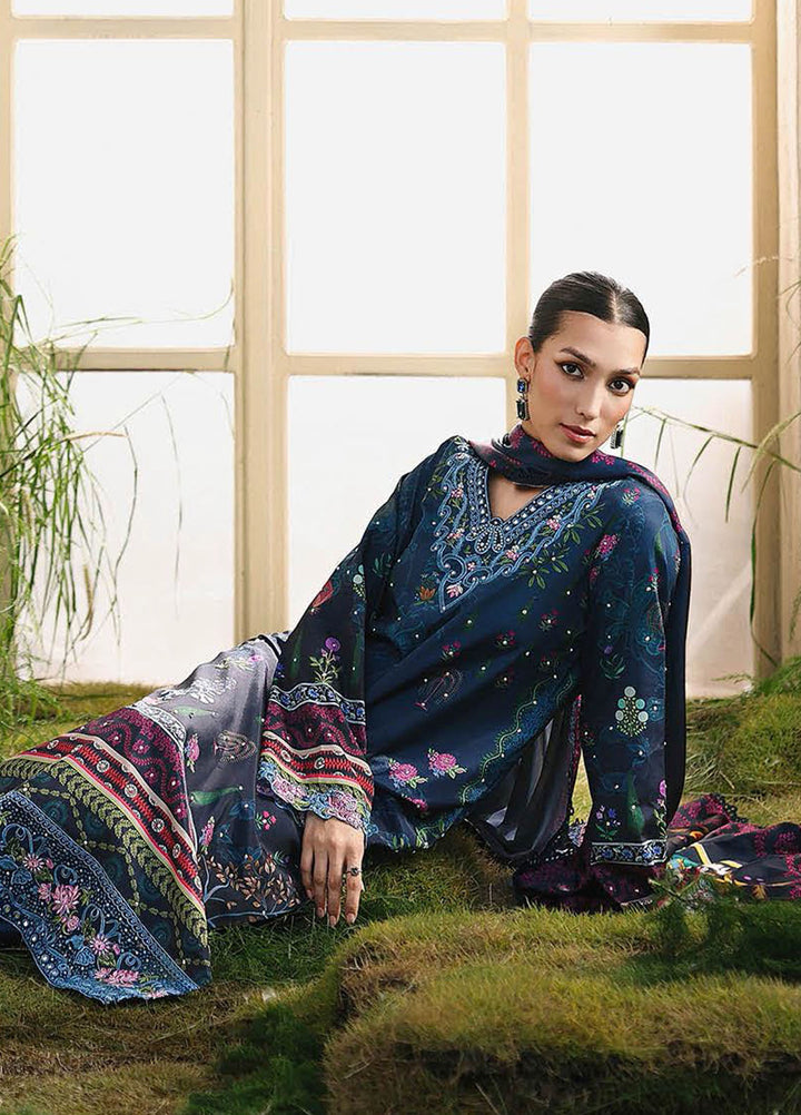 Silah by RajBari Embroidered Raw Silk Suits Unstitched 3 Piece RB25SE D-02 - Festive Collection
