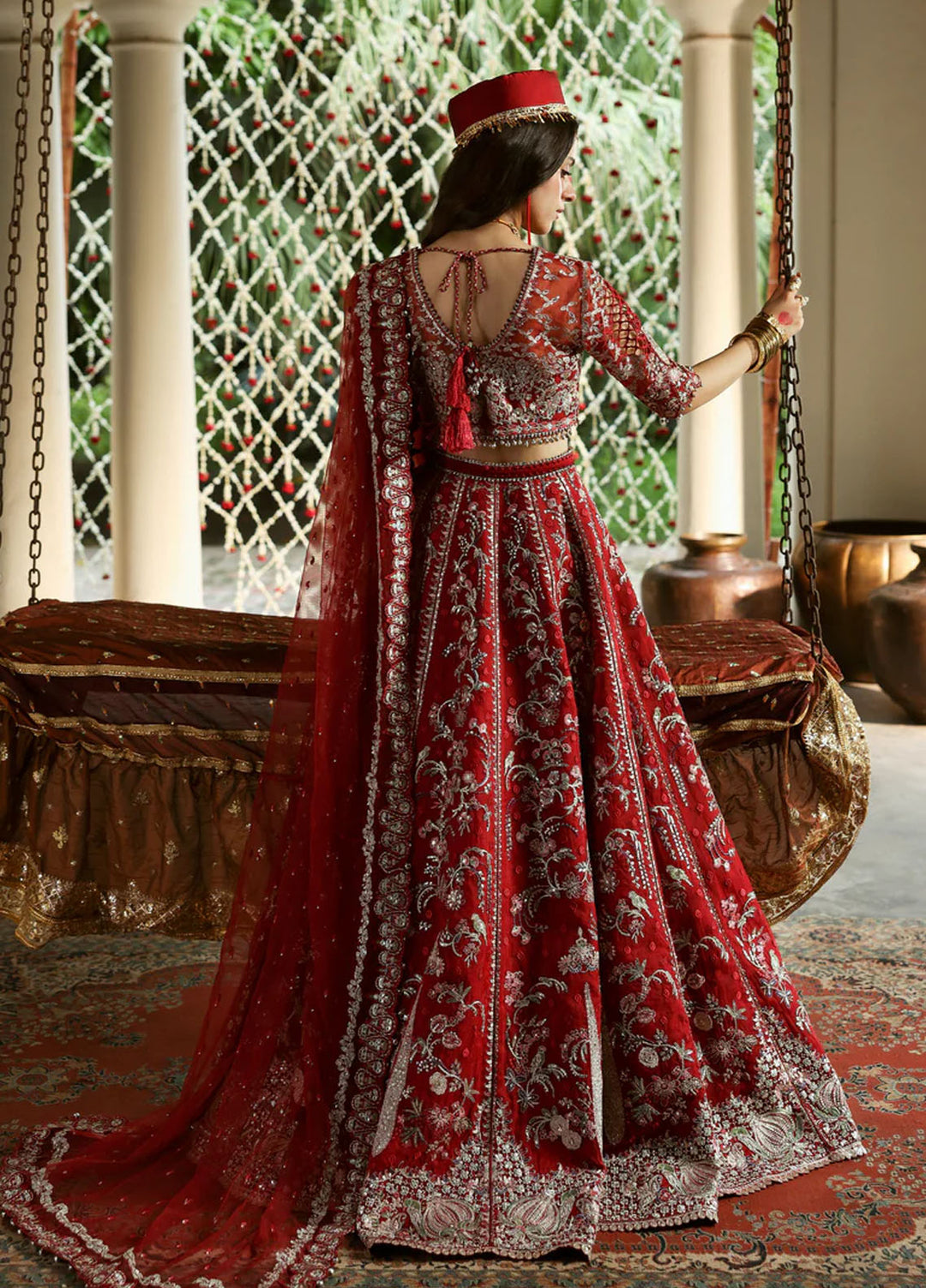 Afrozeh Embroidered Organza Suits Unstitched 3 Piece AF25SA D-03 Sheen - Wedding Collection