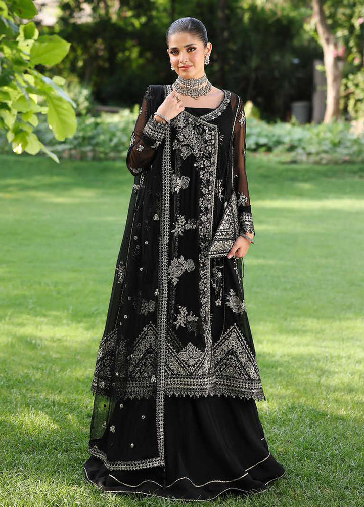 Roheenaz Embroidered Chiffon Suits Unstitched 4 Piece RNZ25AL RN-101 Zyrah - Formals Collection