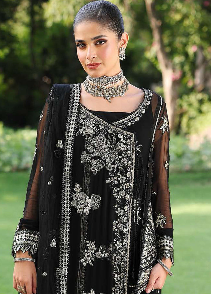 Roheenaz Embroidered Chiffon Suits Unstitched 4 Piece RNZ25AL RN-101 Zyrah - Formals Collection