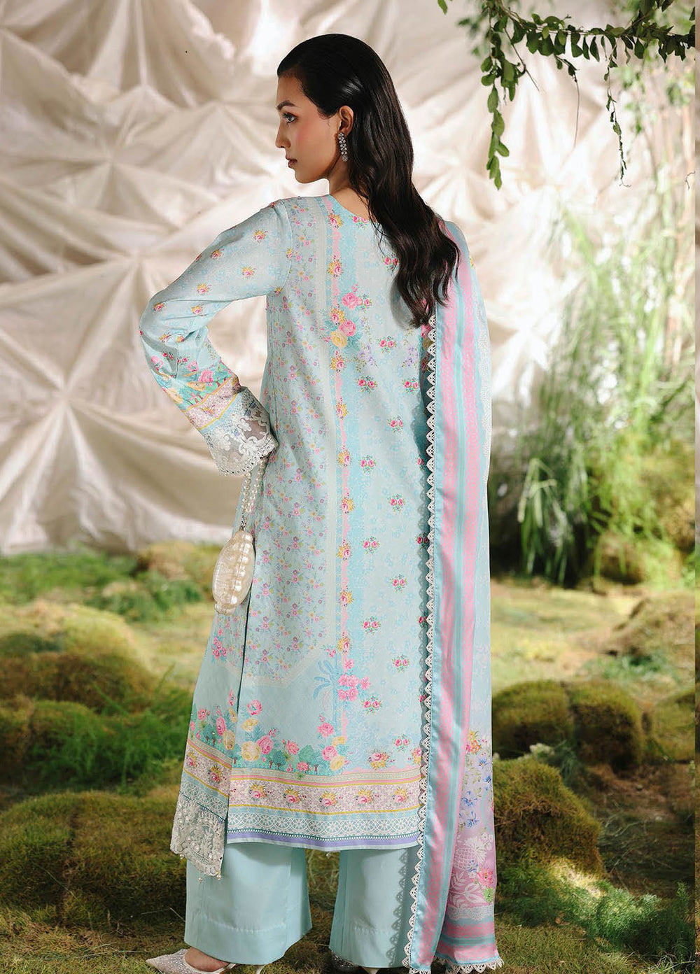 Silah by RajBari Embroidered Raw Silk Suits Unstitched 3 Piece RB25SE D-04 - Festive Collection