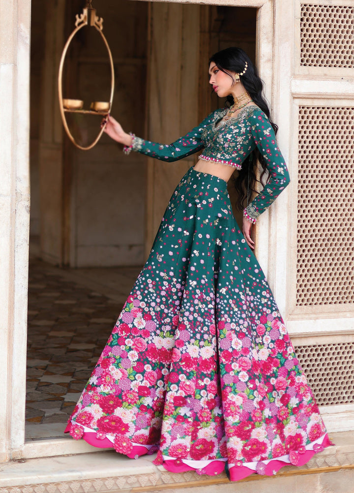 Neoma by Republic WomensWear Unstitched Embroidered Rawsilk 2 Piece Suit RW26UNW D-04 MAHBANO - Wedding Collection