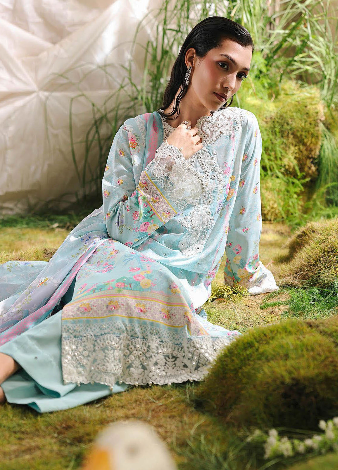 Silah by RajBari Embroidered Raw Silk Suits Unstitched 3 Piece RB25SE D-04 - Festive Collection