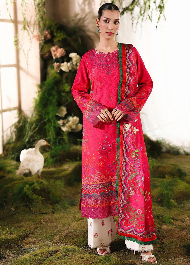 Silah by RajBari Embroidered Raw Silk Suits Unstitched 3 Piece RB25SE D-05 - Festive Collection