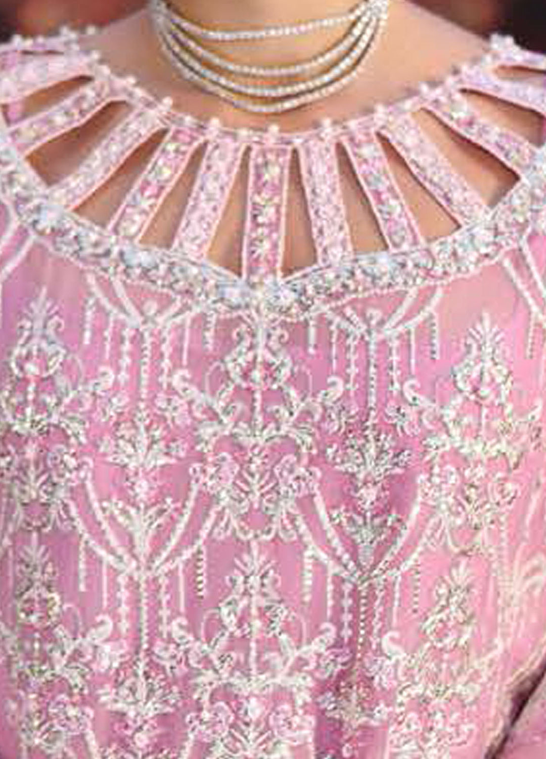 Roheenaz Embroidered Chiffon Suits Unstitched 4 Piece RNZ25AL RN-105 Naaz - Formals Collection