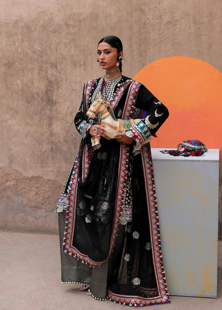 Neoma by Republic WomensWear Unstitched Embroidered Rawsilk 3 Piece Suit RW26UNW D-08 ZEVAR - Wedding Collection