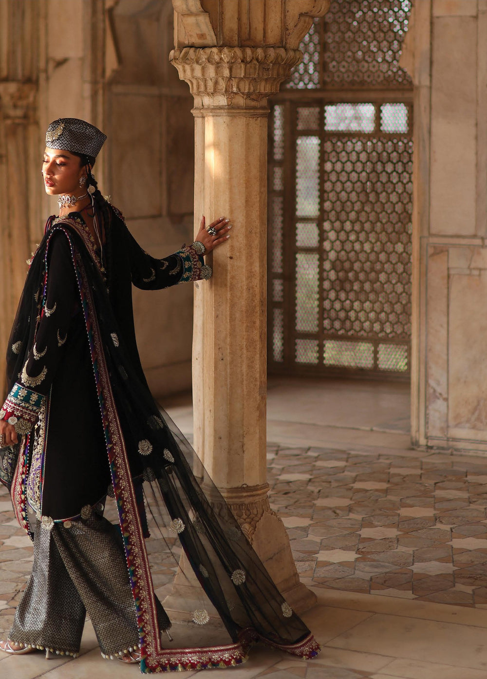Neoma by Republic WomensWear Unstitched Embroidered Rawsilk 3 Piece Suit RW26UNW D-08 ZEVAR - Wedding Collection