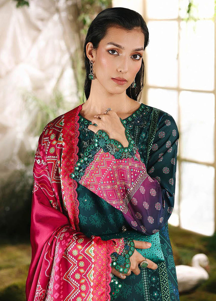 Silah by RajBari Embroidered Raw Silk Suits Unstitched 3 Piece RB25SE D-08 - Festive Collection
