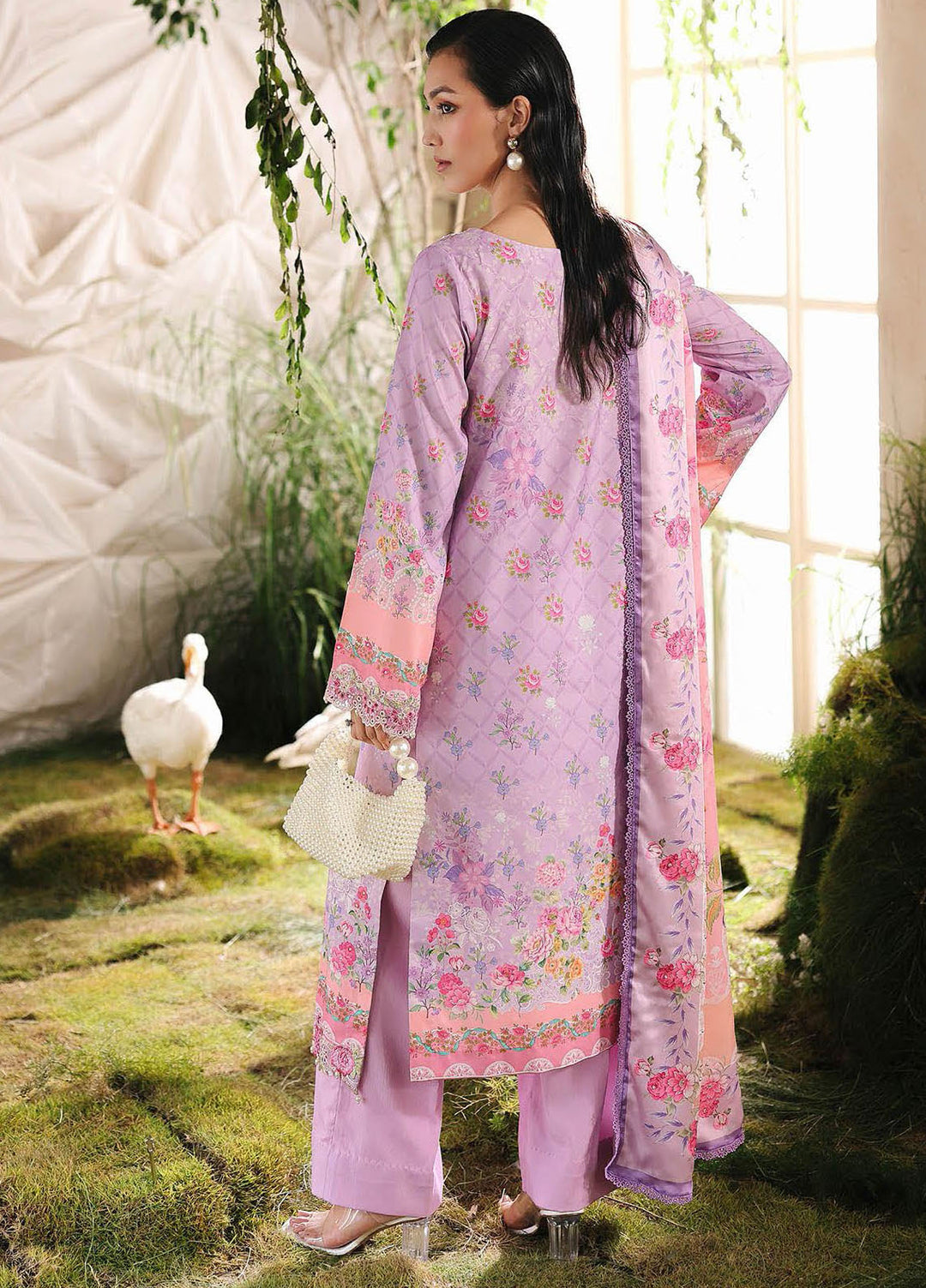 Silah by RajBari Embroidered Raw Silk Suits Unstitched 3 Piece RB25SE D-09 - Festive Collection
