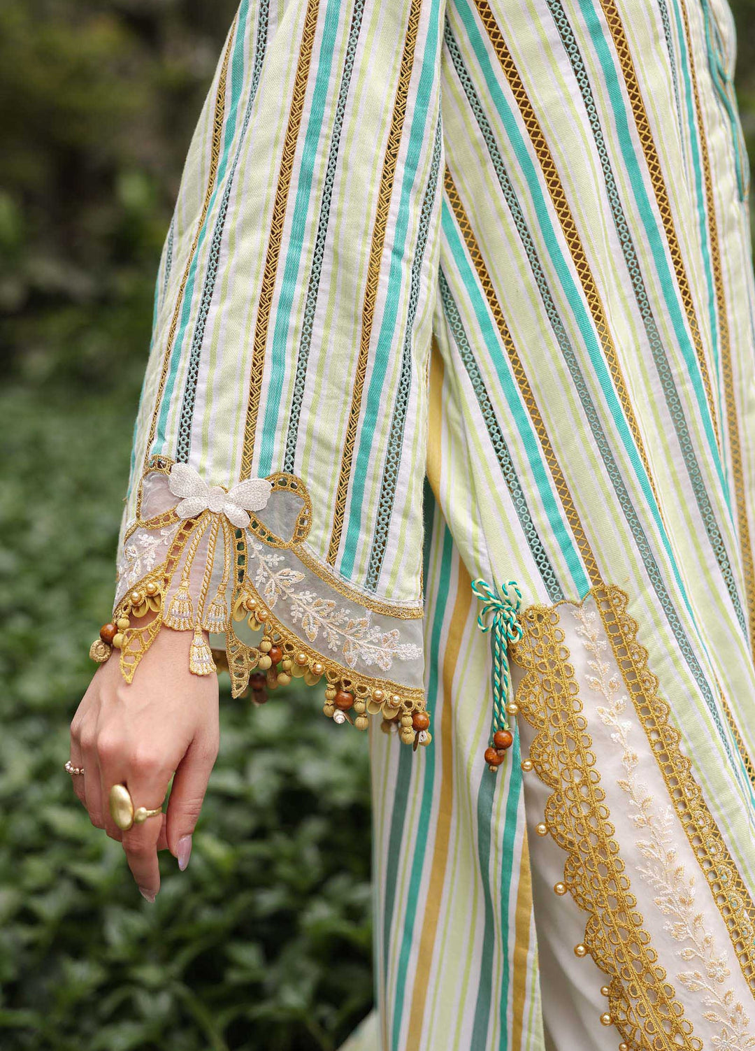 M Prints by Maria B Unstitched Printed Dobby Jacquard 3 Piece Suit MB26UME 2B - Eid Collection
