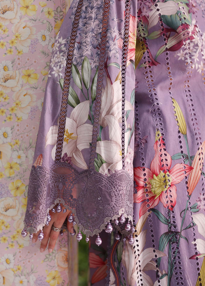 M Prints by Maria B Unstitched Embroidered Lawn 3 Piece Suit MB26UME 6B - Eid Collection