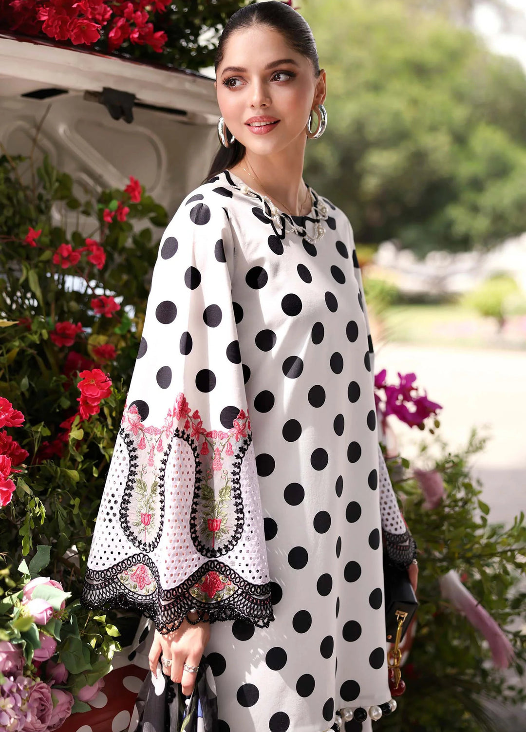 M Prints by Maria B Unstitched Printed Lawn 3 Piece Suit MB26UME 8A - Eid Collection