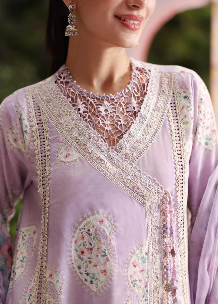 M Prints by Maria B Unstitched Embroidered Lawn 3 Piece Suit MB26UME 9B - Eid Collection