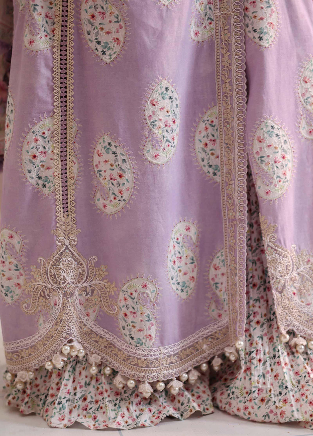 M Prints by Maria B Unstitched Embroidered Lawn 3 Piece Suit MB26UME 9B - Eid Collection