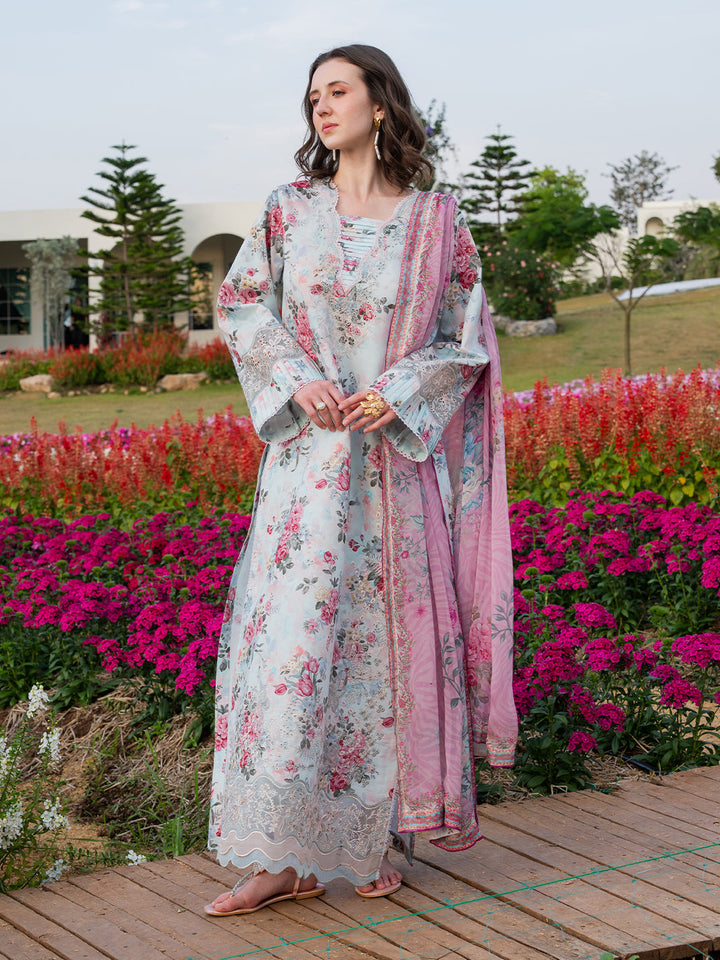 The Scent Of Summers by Yards Unstitched Embroidered Lawn 3 Piece Suit Whispering Willow Casual Collection
