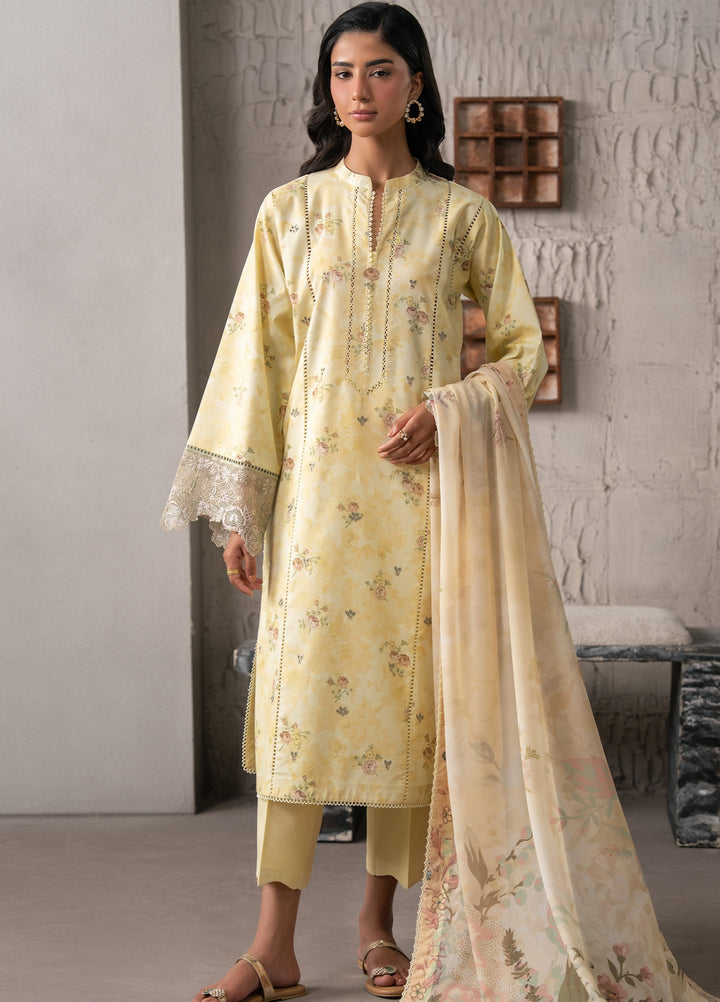 Selure by Seran Women Unstitched Embroidered Lawn 3 Piece Suit SN26ULS Cielle D-03 - Casual Collection