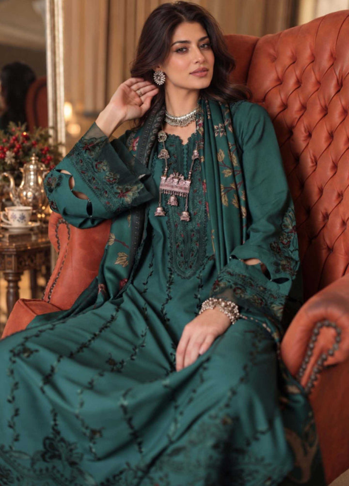Noor by Saadia Asad Unstitched Embroidered Linen 3 Piece Suit SA26UNL D5 B - Winter Collection