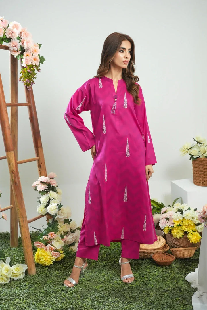 Dhaga Women Pret Printed 2 Piece Lawn Matching Separate FW24DSP0039 - Summer Collection