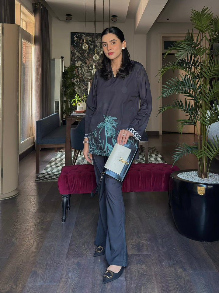 Dhaga Women Pret Printed 2 Piece Soft Crepe Bosky FW24DSP252 - Summer Collection