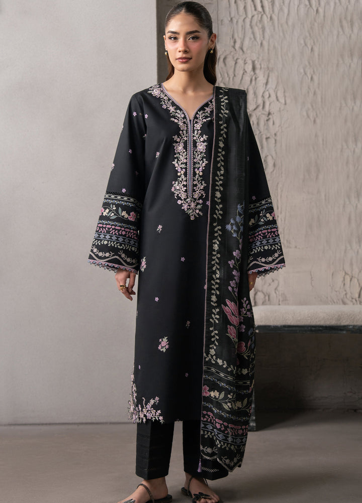 Selure by Seran Women Unstitched Printed Lawn 3 Piece Suit SN26ULS Odette D-08 - Casual Collection