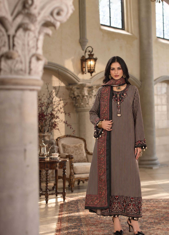 Noor by Saadia Asad Unstitched Printed Linen 3 Piece Suit SA26UNL D9 A - Winter Collection