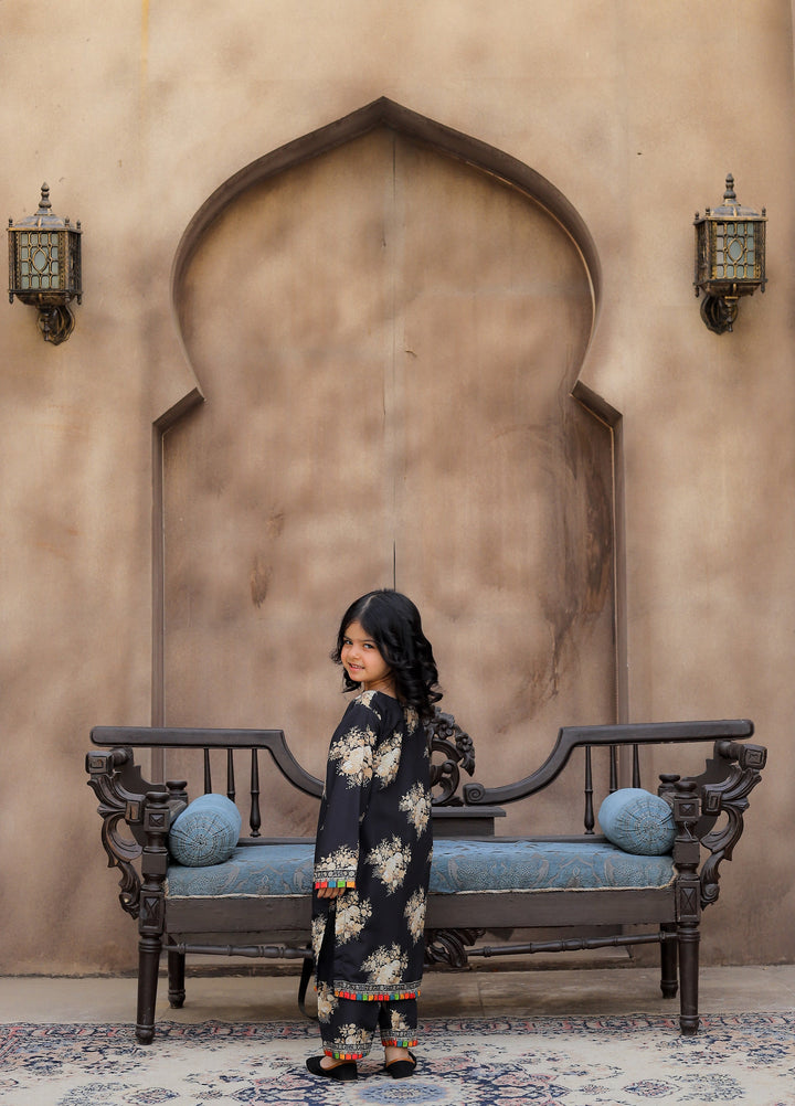 Everyday Edit by Style Up Girls RTW Printed Poly Lawn 2 Piece Suit Midnight Rainbow - Casual Collection