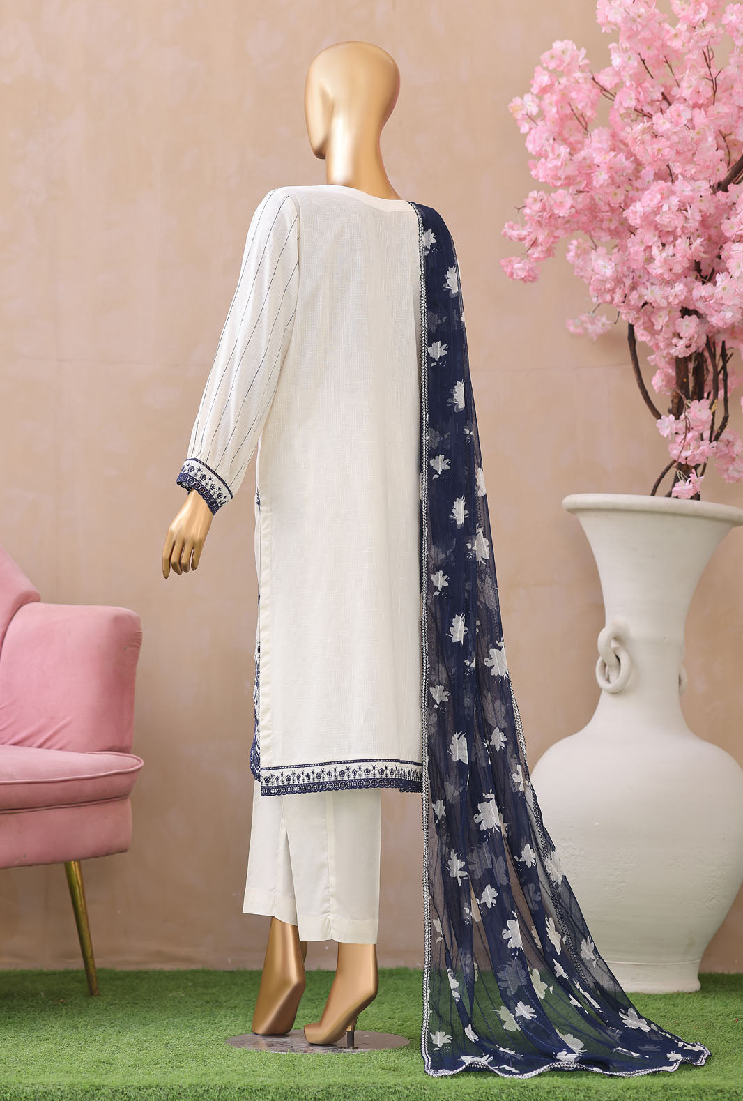 Dynasty by HZ Textiles Unstitched Embroidered Lawn 3 Piece Suit DEC - 04 Summer Collection