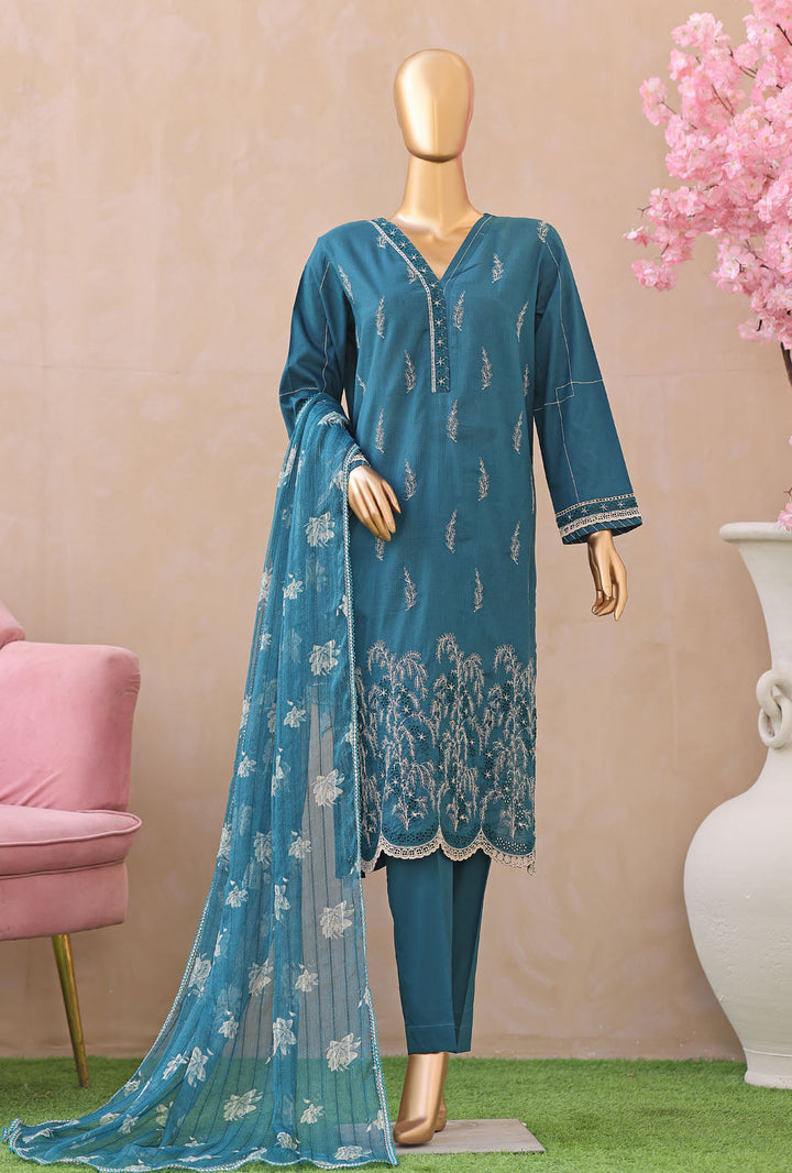 Dynasty by HZ Textiles Unstitched Embroidered Lawn 3 Piece Suit DEC - 06 Summer Collection
