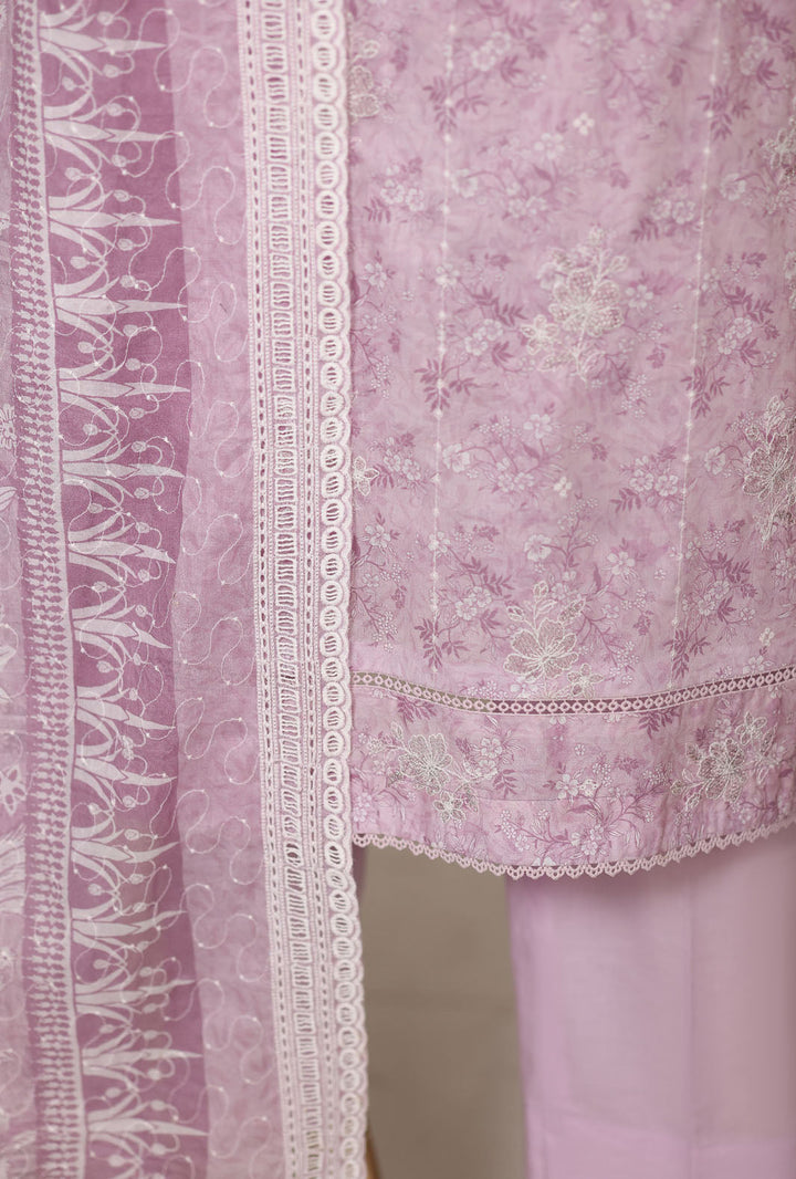 Dhagakari by HZ Textiles Unstitched Embroidered Lawn 3 Piece Suit DEC - 1068 Summer Collection