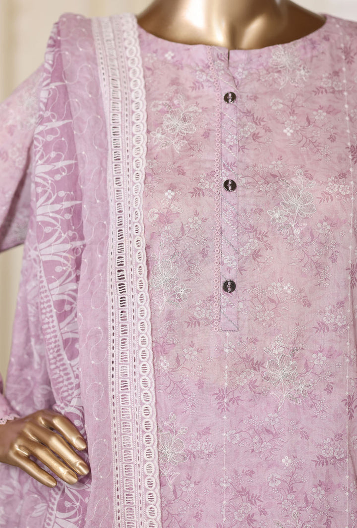 Dhagakari by HZ Textiles Unstitched Embroidered Lawn 3 Piece Suit DEC - 1068 Summer Collection
