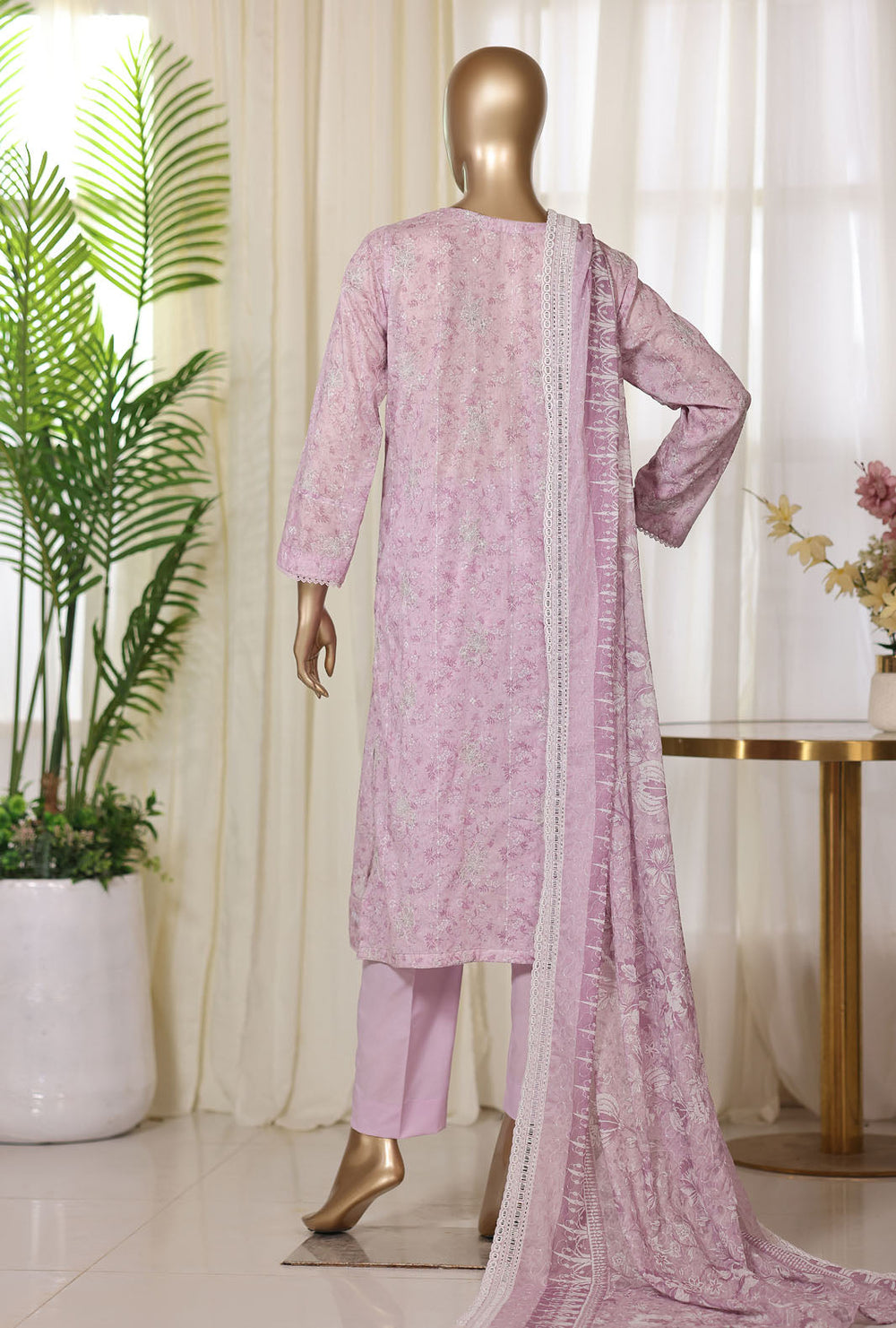Dhagakari by HZ Textiles Unstitched Embroidered Lawn 3 Piece Suit DEC - 1068 Summer Collection