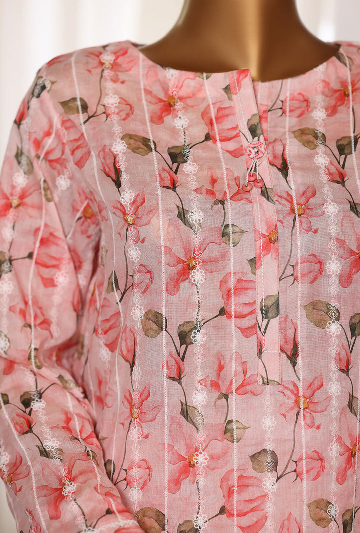 Dhagakari by HZ Textiles Unstitched Embroidered Lawn 3 Piece Suit DEC - 1076 Summer Collection