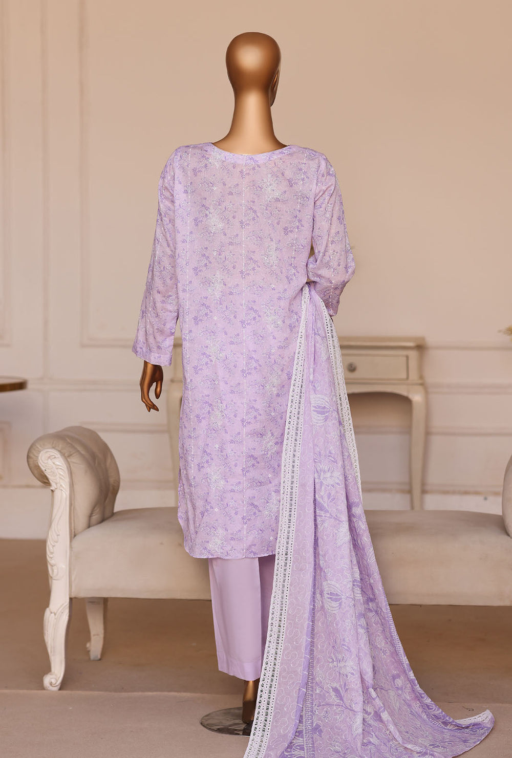 Dhagakari by HZ Textile Unstitched Embroidered Lawn 3 Piece Suit  DEC - 1078 - Casual Collection
