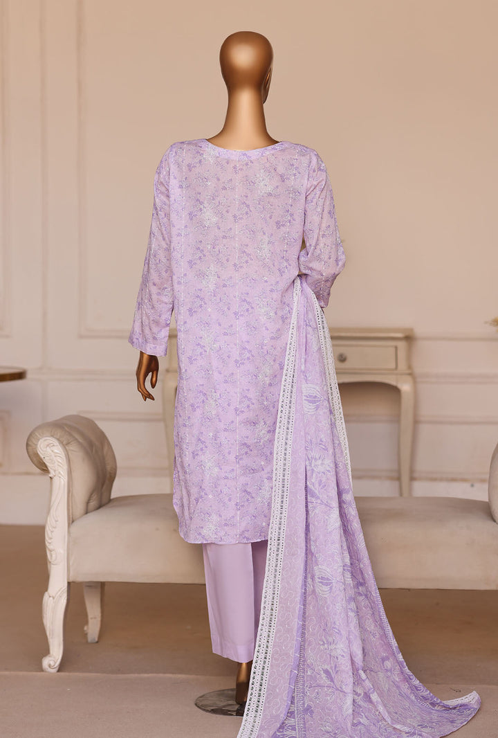 Dhagakari by HZ Textile Unstitched Embroidered Lawn 3 Piece Suit  DEC - 1078 - Casual Collection