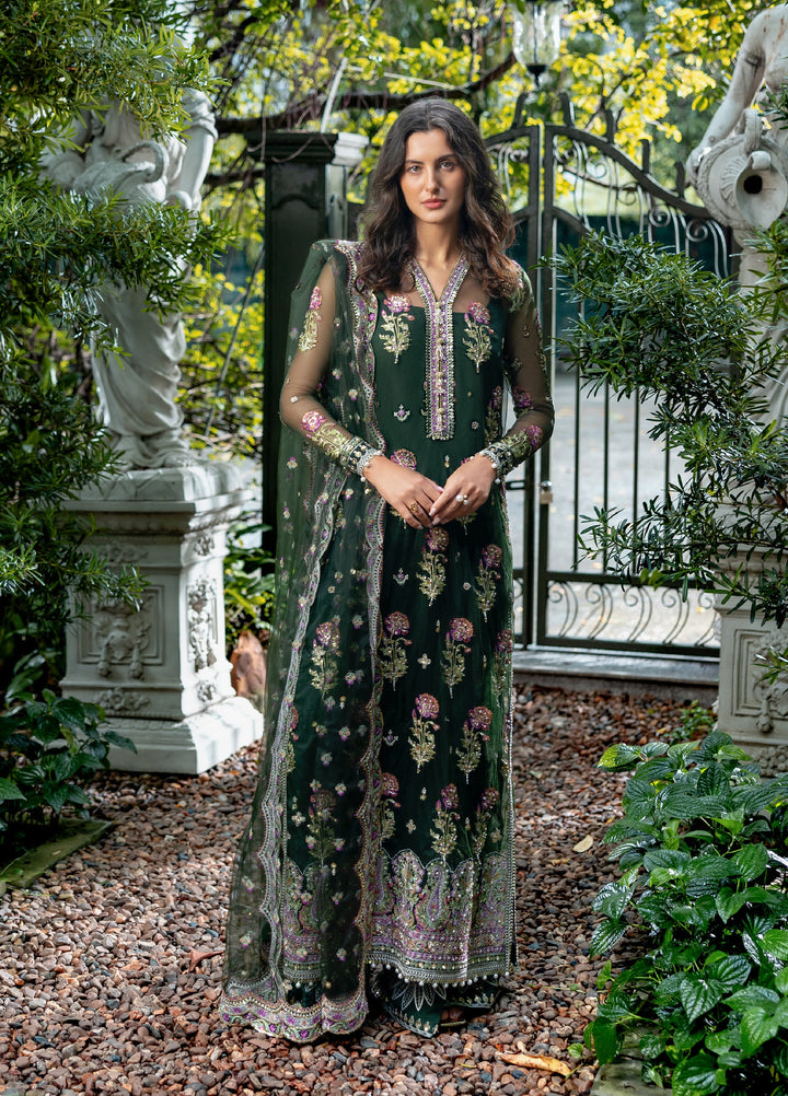 Lavie Haute by Esmel Unstitched Wedding Embroidered Net Suits 3 Piece EML25WU D-108 Desiree - Wedding Collection