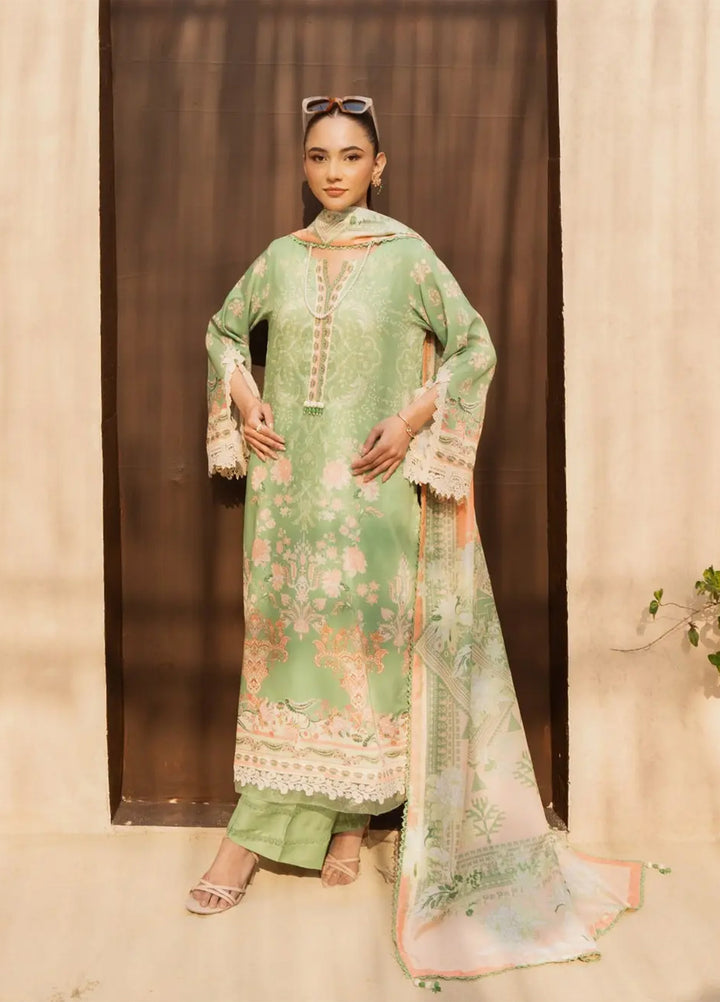 Dastaan by Menaal Unstitched Printed Lawn 3 Piece Suit ML26ULS DP-06B - Festive Collection