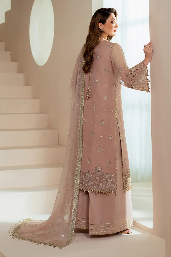 Alizeh Fashion Unstitched Embroidered Chiffon 3 Piece Suit AF26UCF AF-BHM-4043-Jade - Festive Collection