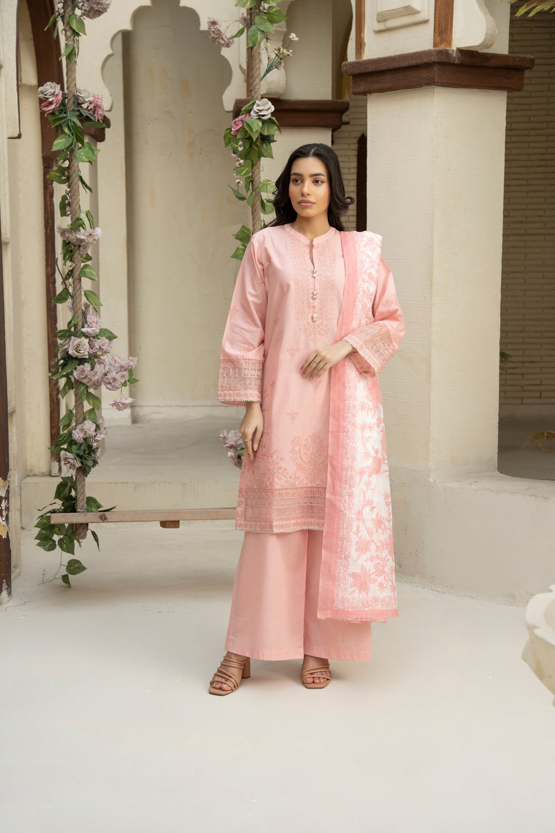 Flora Muse by Ziara RTW Embroidered Lawn 3 Piece Suit Artisanal Eid Collection