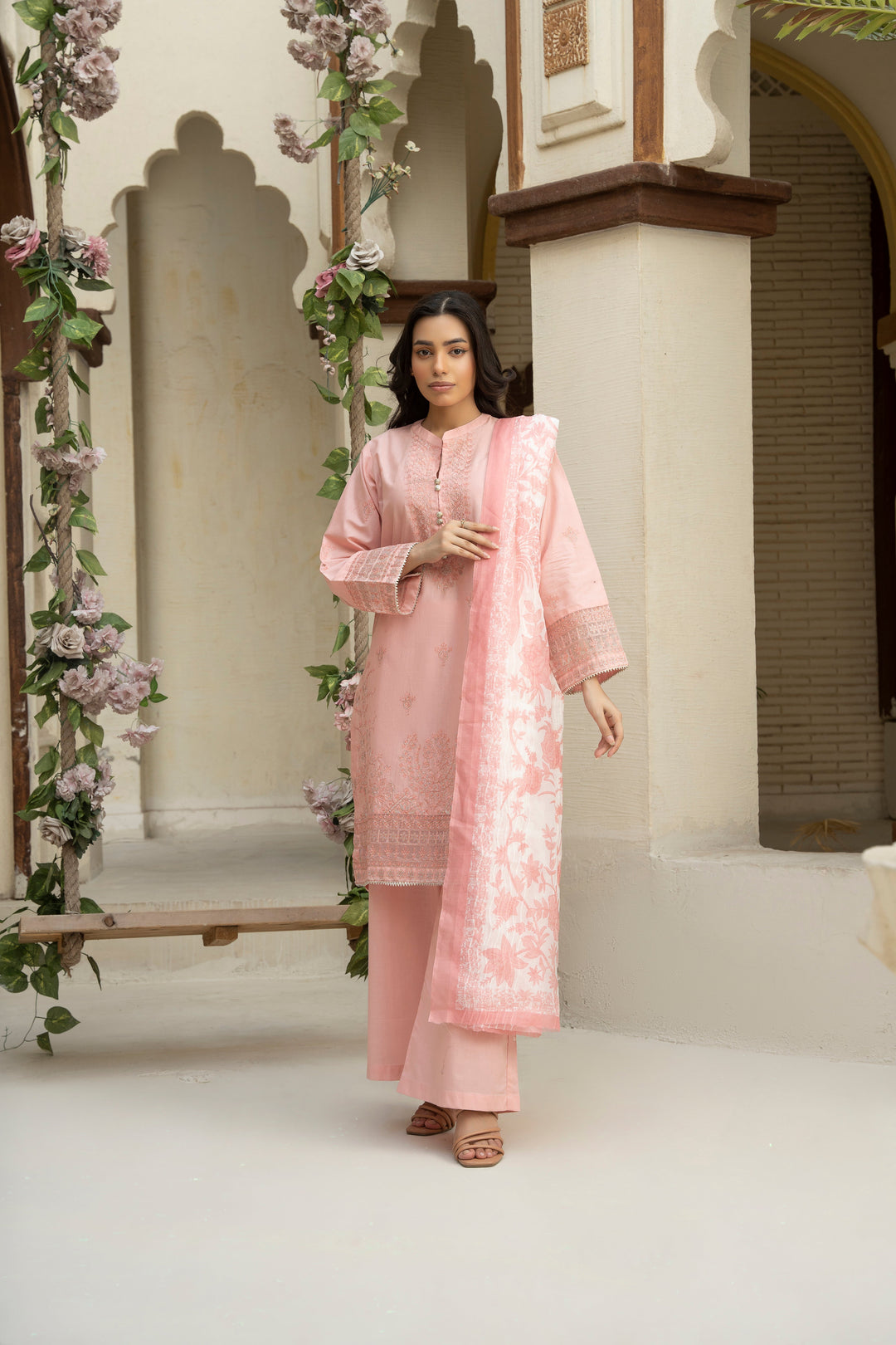 Flora Muse by Ziara RTW Embroidered Lawn 3 Piece Suit Artisanal Eid Collection
