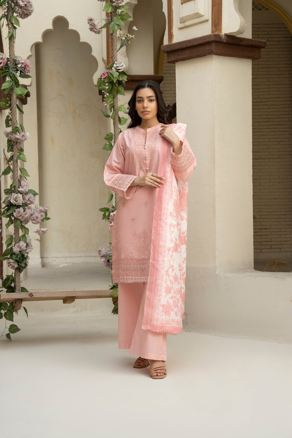 Flora Muse by Ziara RTW Embroidered Lawn 3 Piece Suit Artisanal Eid Collection