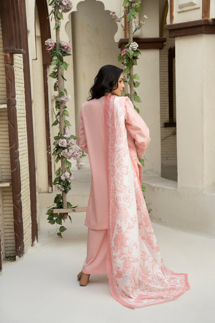 Flora Muse by Ziara RTW Embroidered Lawn 3 Piece Suit Artisanal Eid Collection