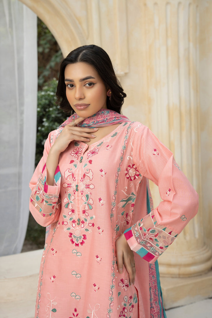 Flora Muse by Ziara RTW Embroidered Lawn 3 Piece Suit Eclat Eid Collection