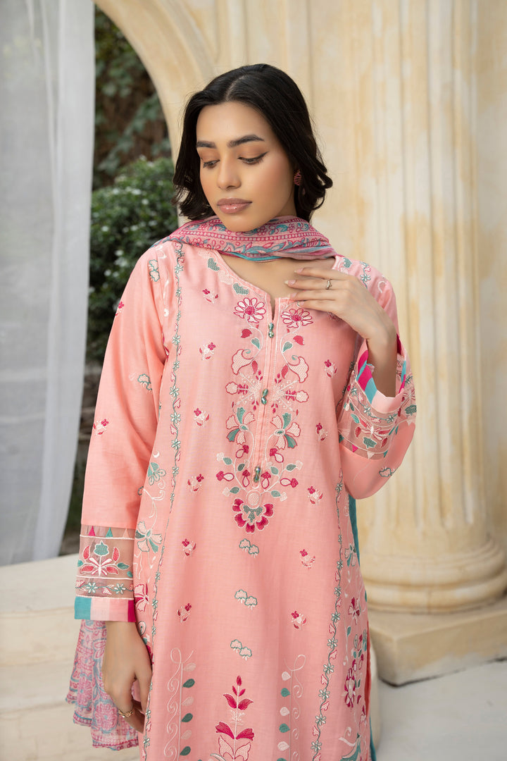 Flora Muse by Ziara RTW Embroidered Lawn 3 Piece Suit Eclat Eid Collection