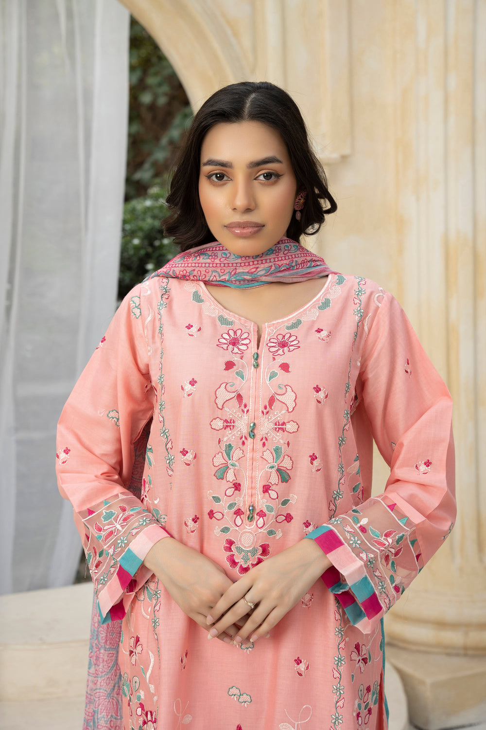 Flora Muse by Ziara RTW Embroidered Lawn 3 Piece Suit Eclat Eid Collection