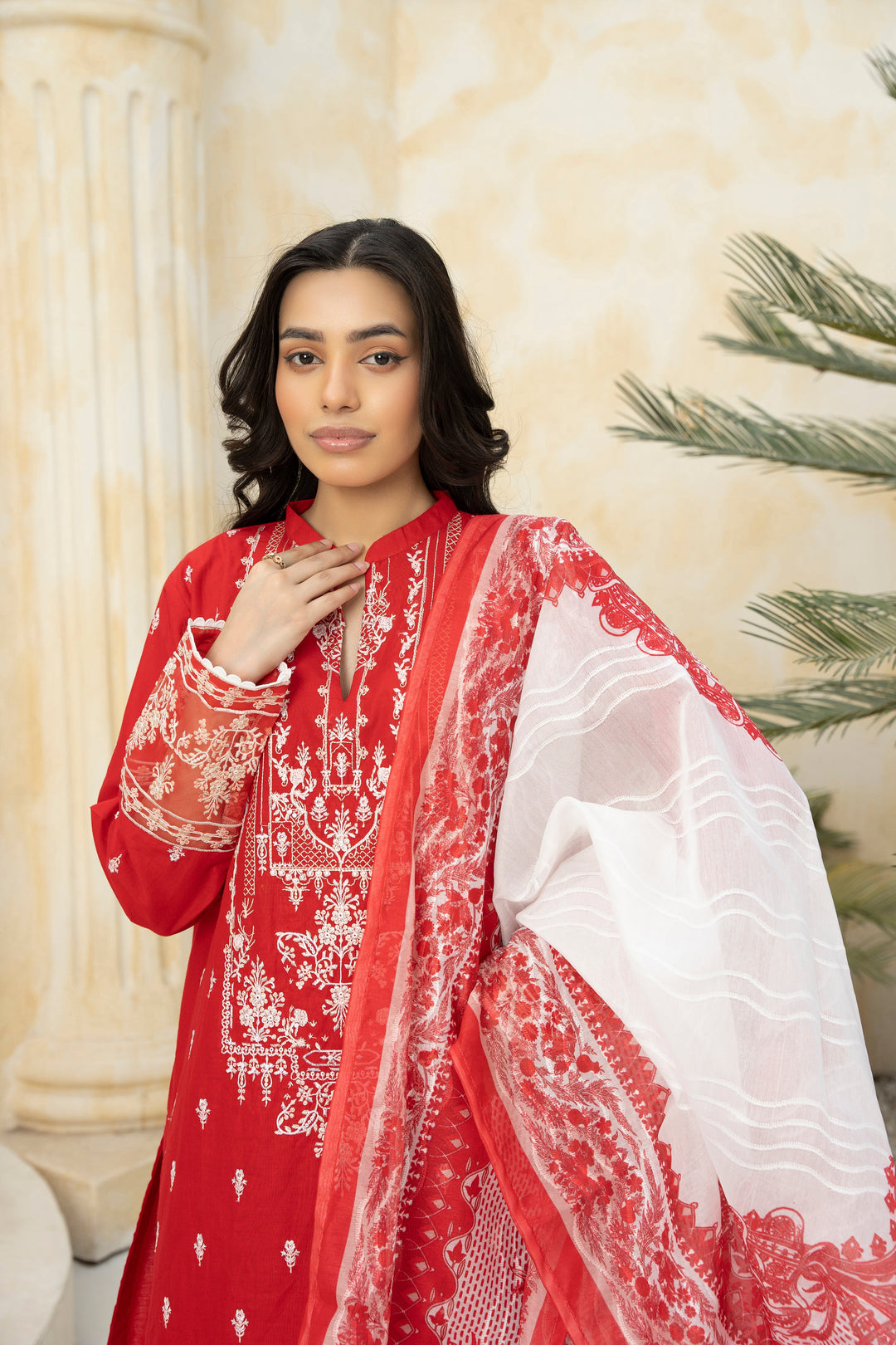 Flora Muse by Ziara RTW Embroidered Lawn 3 Piece Suit Royal Ethnic Eid Collection