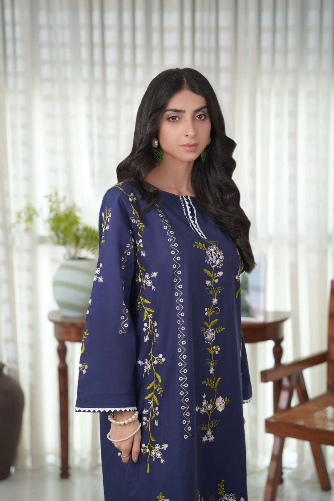 Dhaga Women Pret Embroidered 2 Piece cotton Aira SS25DSE117 - Summer Collection