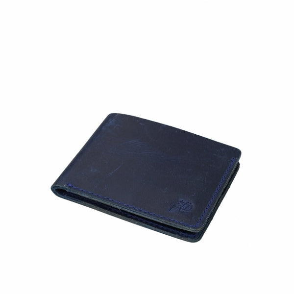 Vintage by Jild Mens Genuine Vintage Leather Wallet-BLUE BERRY S1 - Wallets Collection