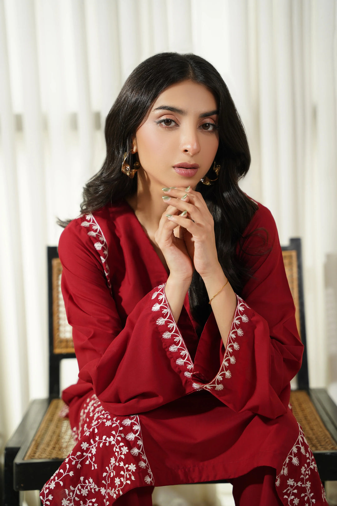 Dhaga Women Pret Embroidered 2 Piece cotton Ayzel SS25DSE108 - Summer Collection