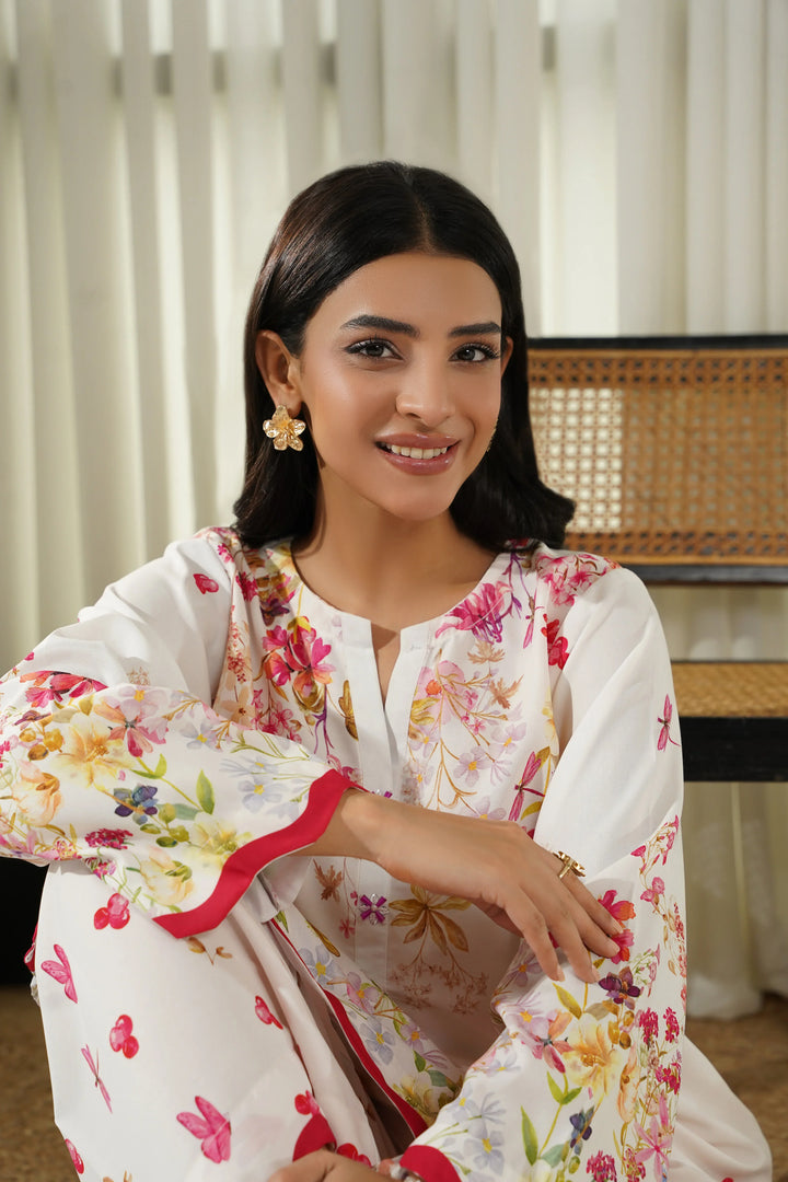 Dhaga Women Pret Printed 2 Piece poly cambric Fiora SS25DSP301 - Summer Collection